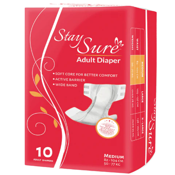 Stay Sure Adult Diaper – MEDIUM PREMIUM