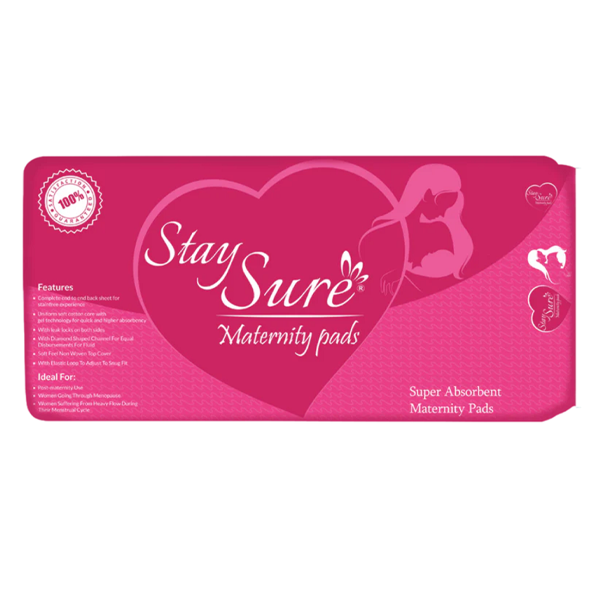 Stay Sure Maternity Pads – A Pack Contains 10 Pads