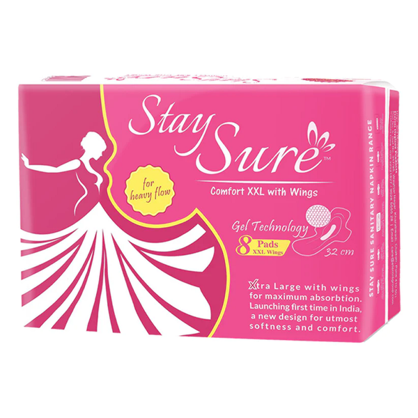 Stay Sure Comfort XXL – A Pack Contains 8 Pads