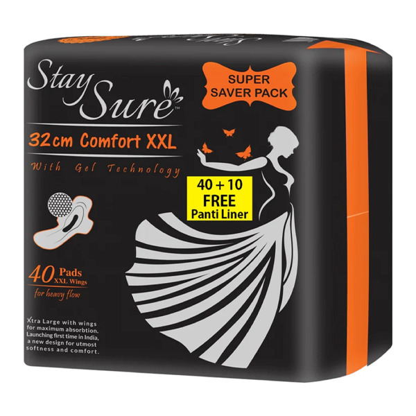 Stay Sure Comfort Orange – A Pack Contains 40+10 Free Pads