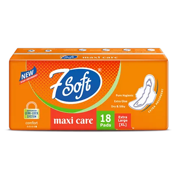 7 Soft Maxi Dry (XL) – A Pack Contains 18 Pads