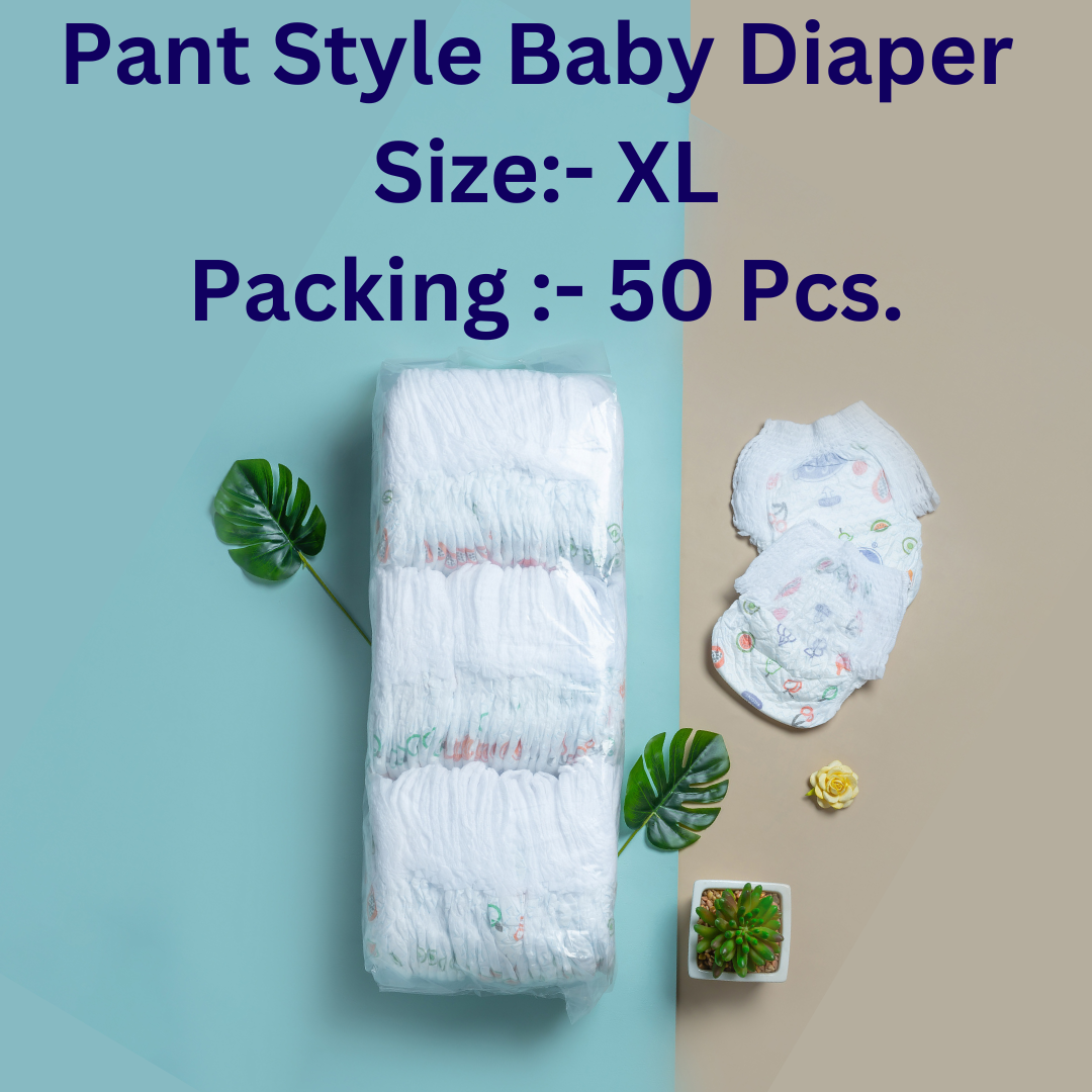 7Soft Pant Style Standard Diaper – XL (50 Pieces)