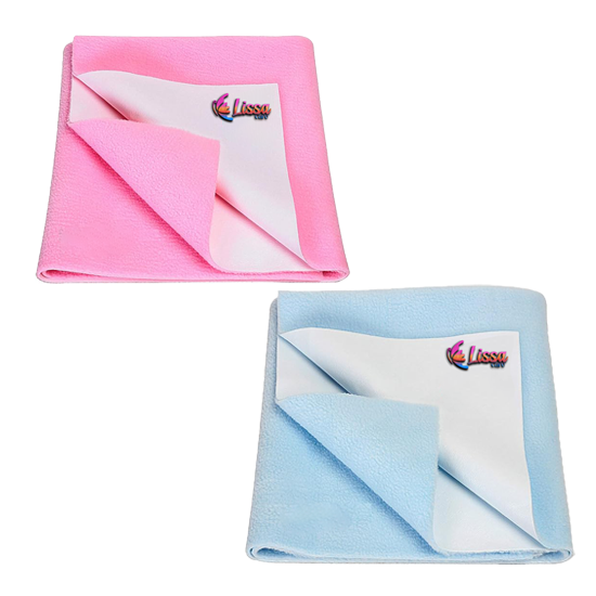 Baby Dry Sheets | Baby Bed Protecting Mat | Reusable – Pack Of 2